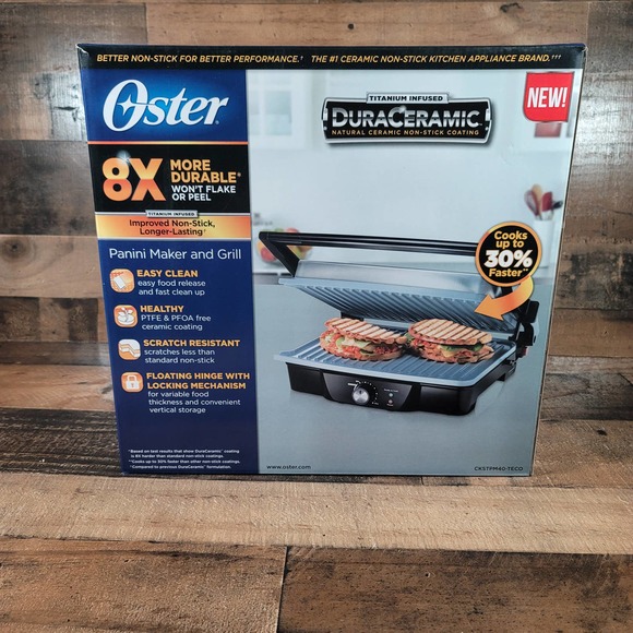 Oster Kitchen Oster Panini Sandwich Maker And Indoor Grill